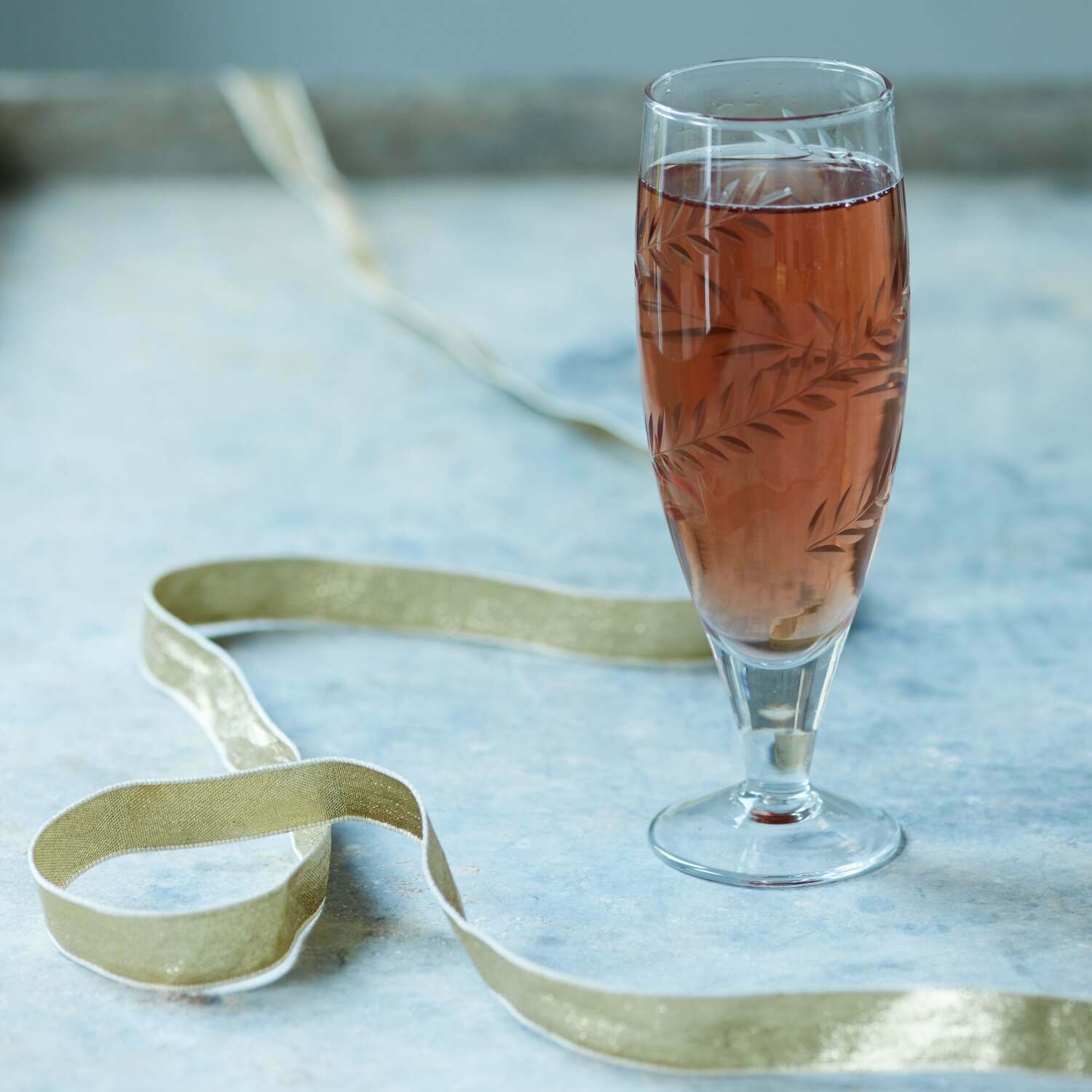 An image of Cut Glass Champagne Glass