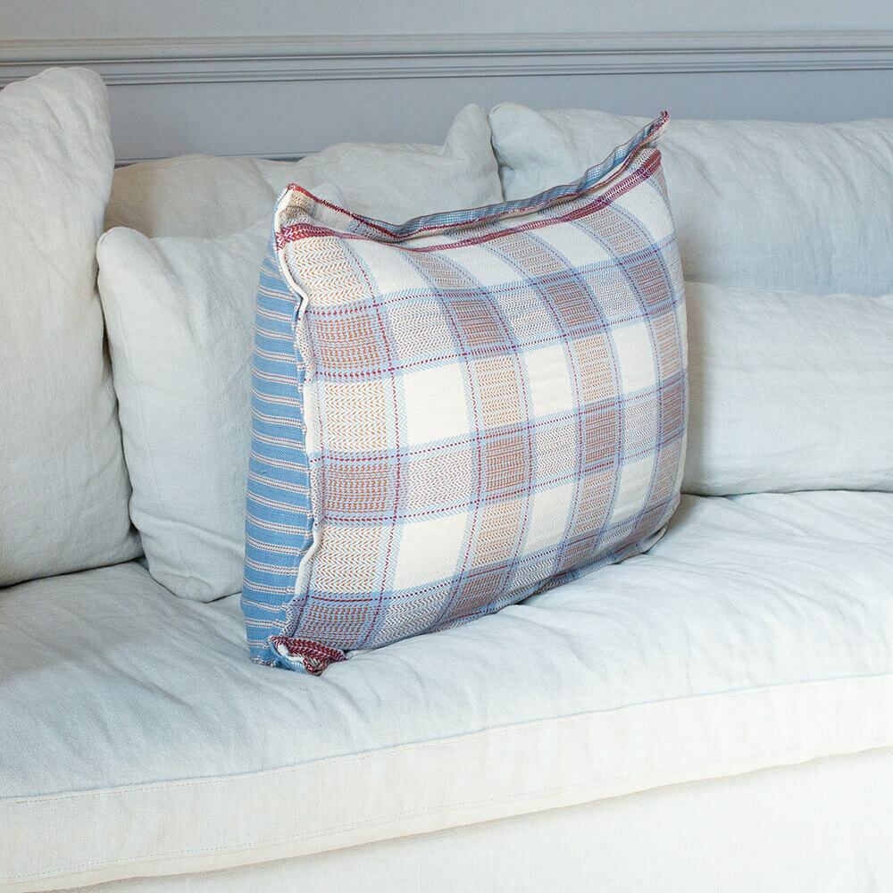 Read more about Graham and green light blue cushion
