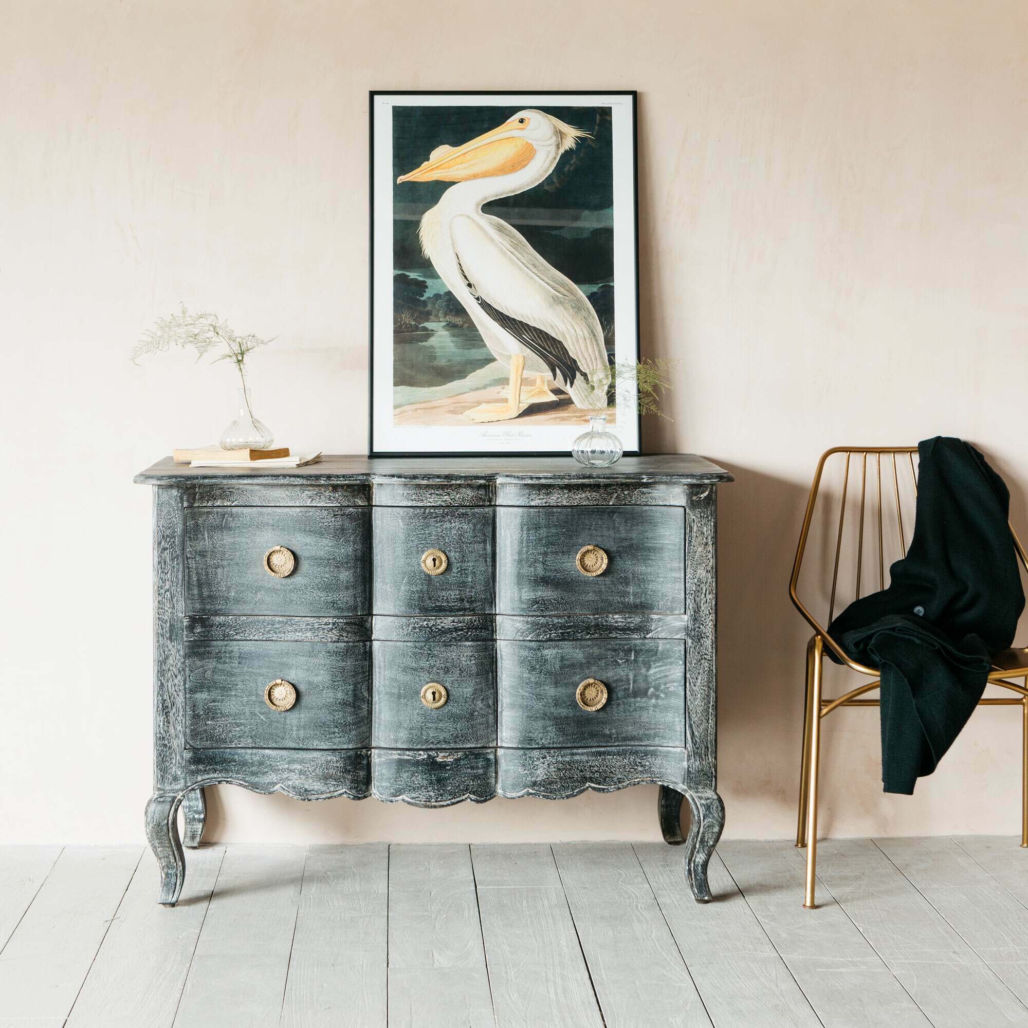 Photo of Graham and green antonia black chest of drawers
