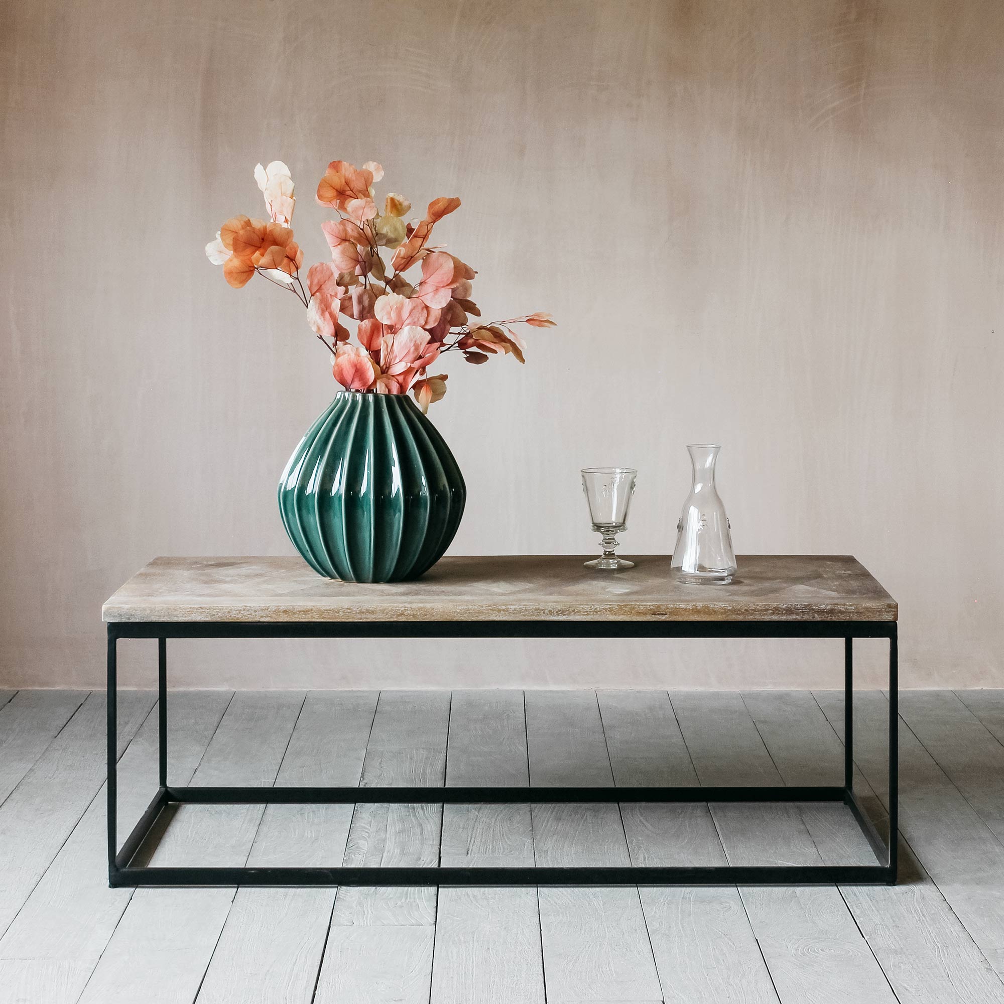 Read more about Graham and green albie iron and wood coffee table