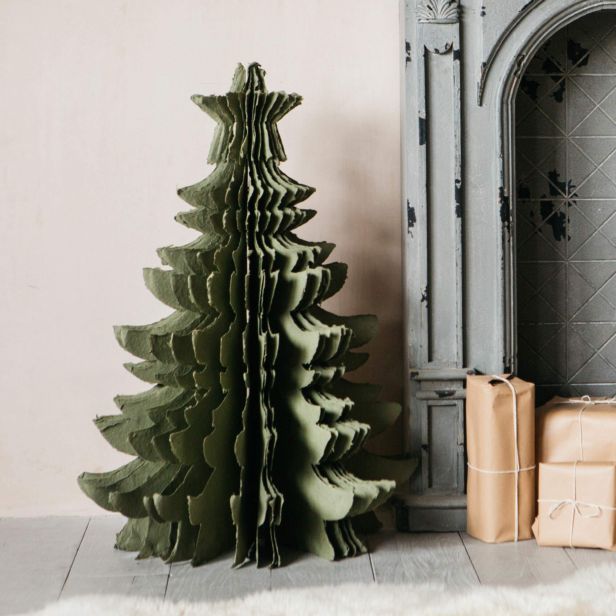An image of Large Green Paper Christmas Tree