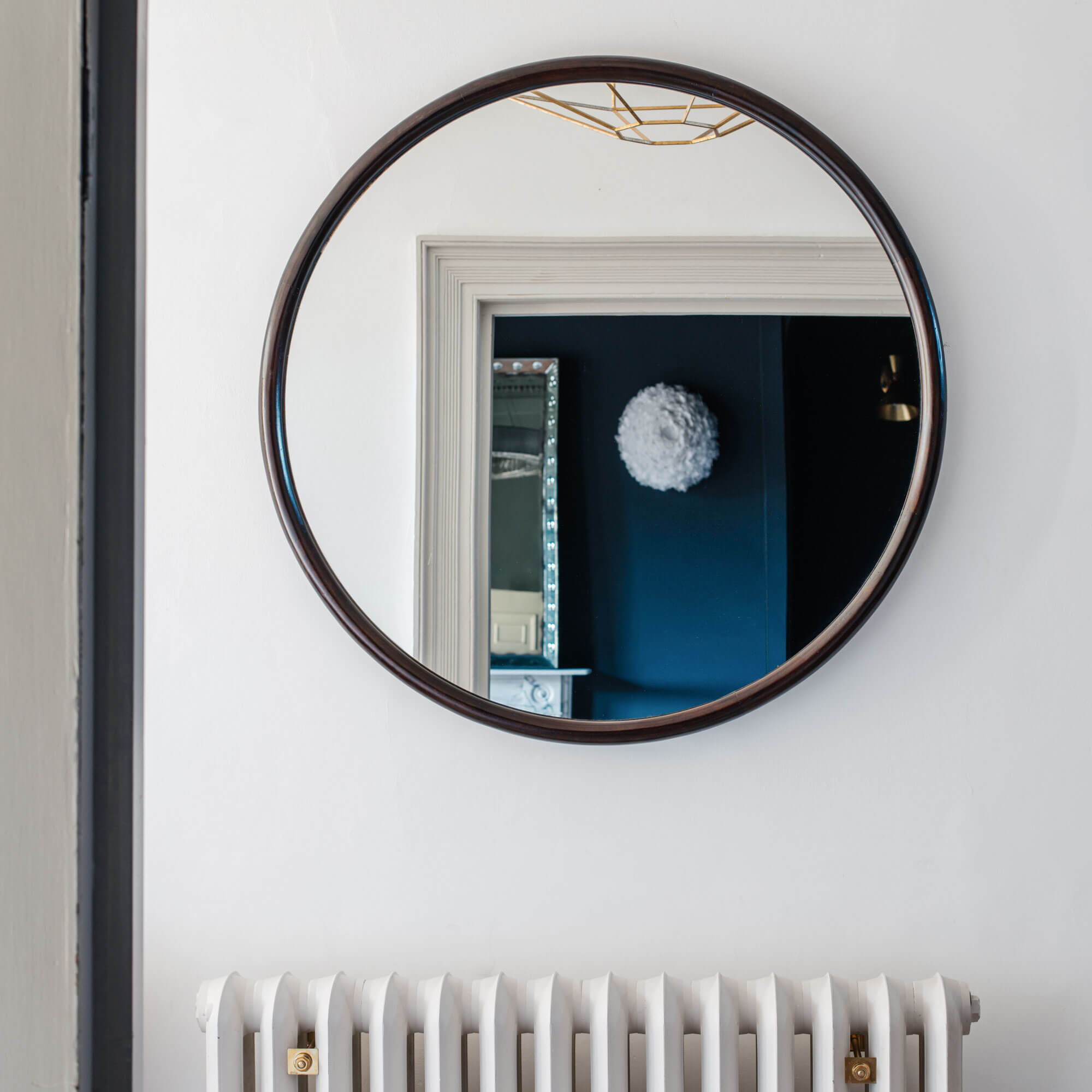 Read more about Graham and green walter dark wood large round mirror