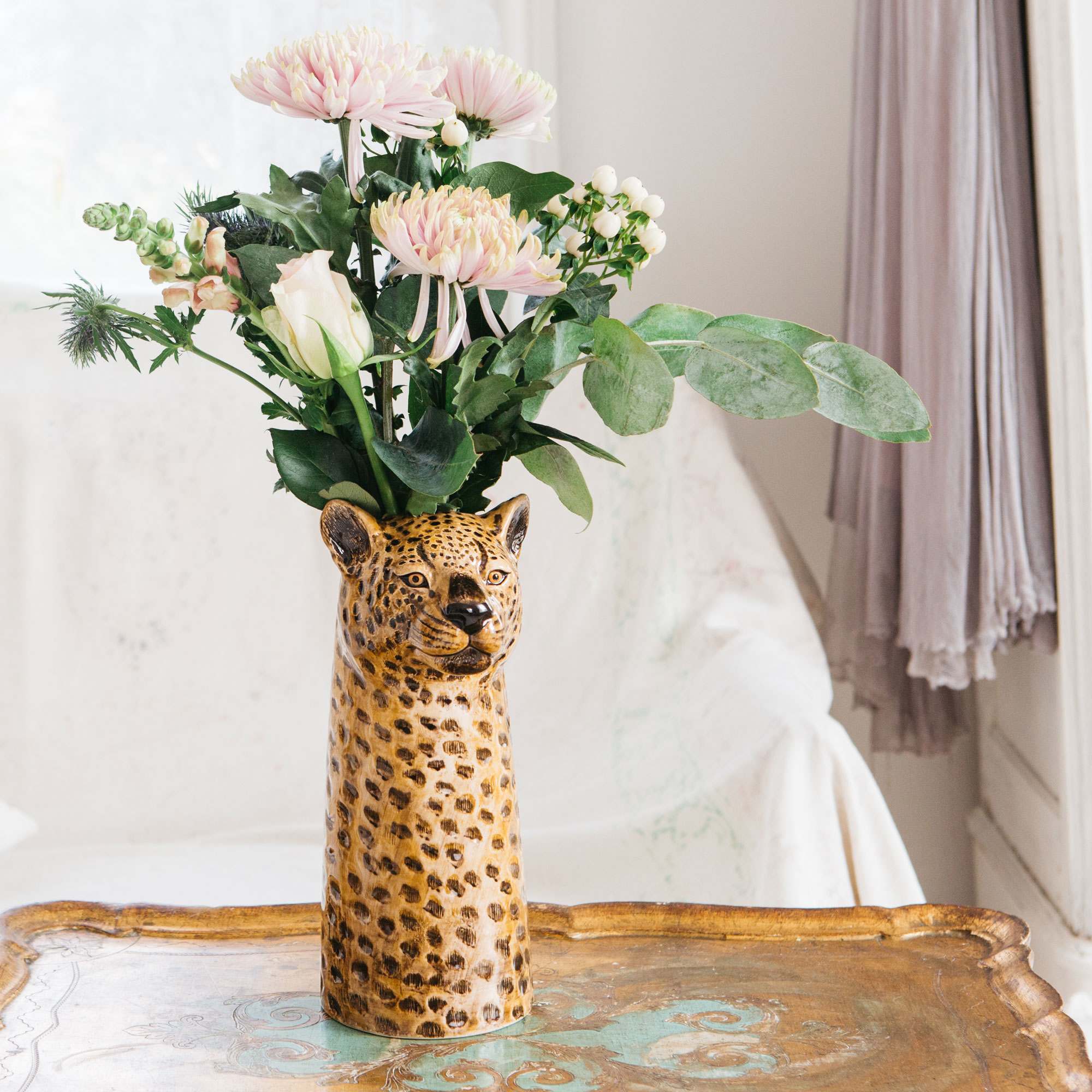 Read more about Graham and green leopard flower vase