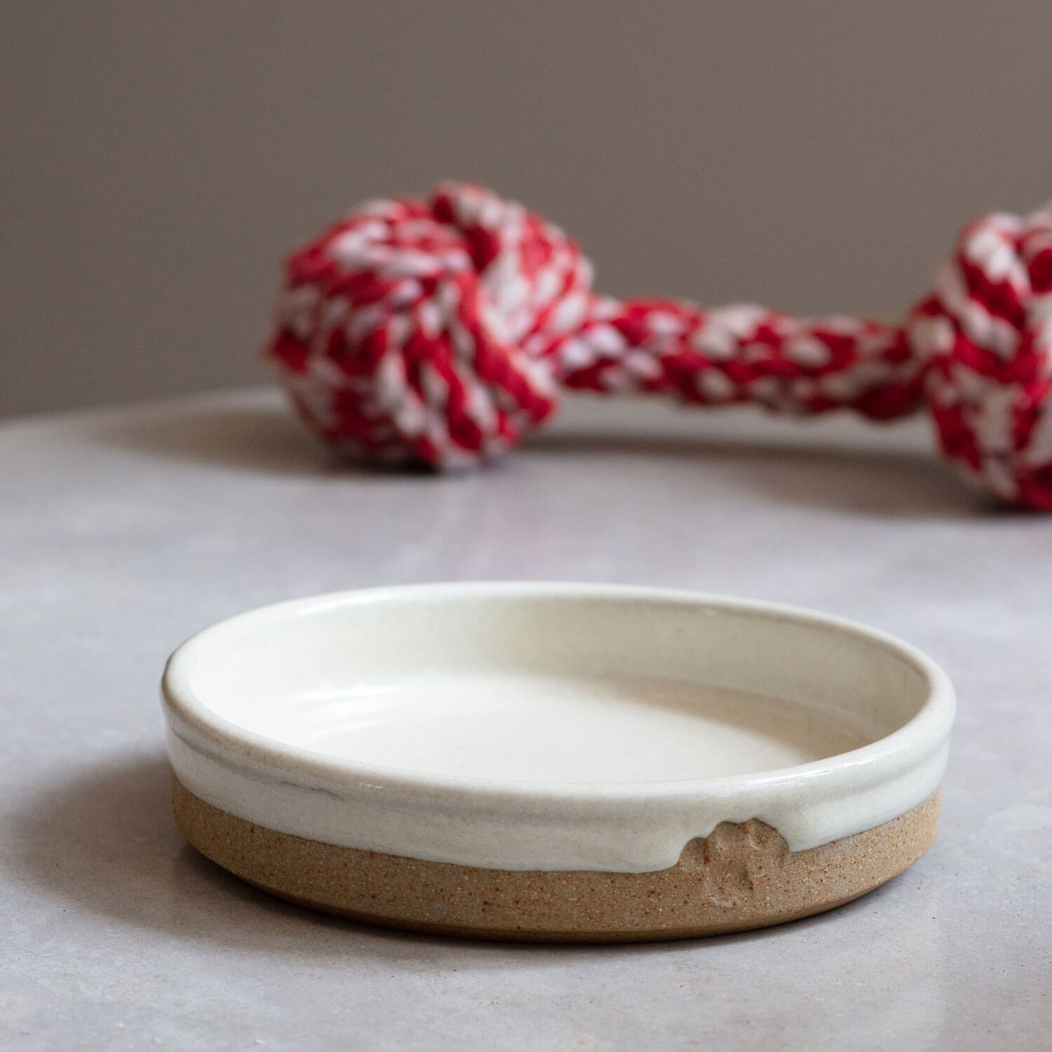 Read more about Graham and green small white stoneware pet bowl