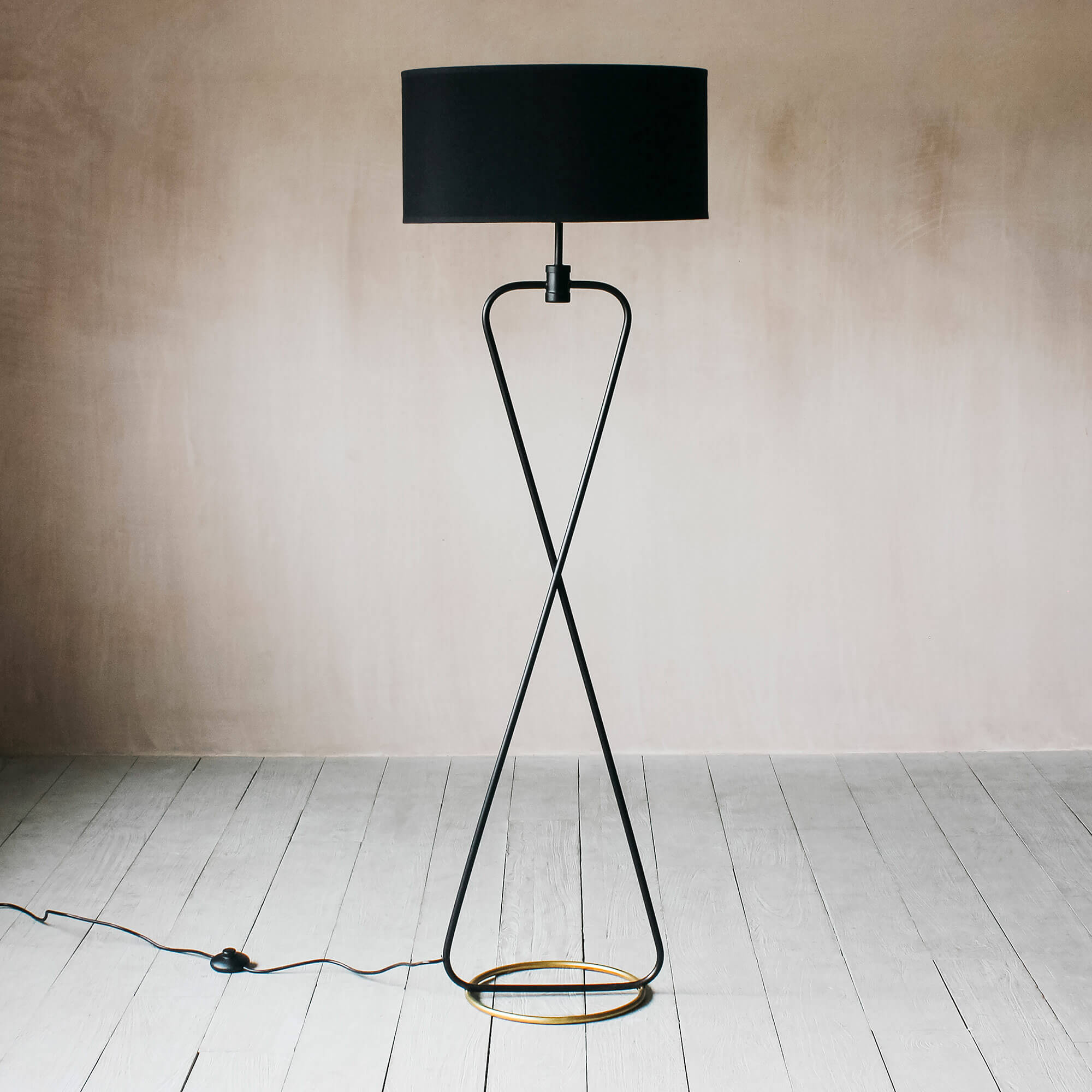 Read more about Graham and green laurent black floor lamp