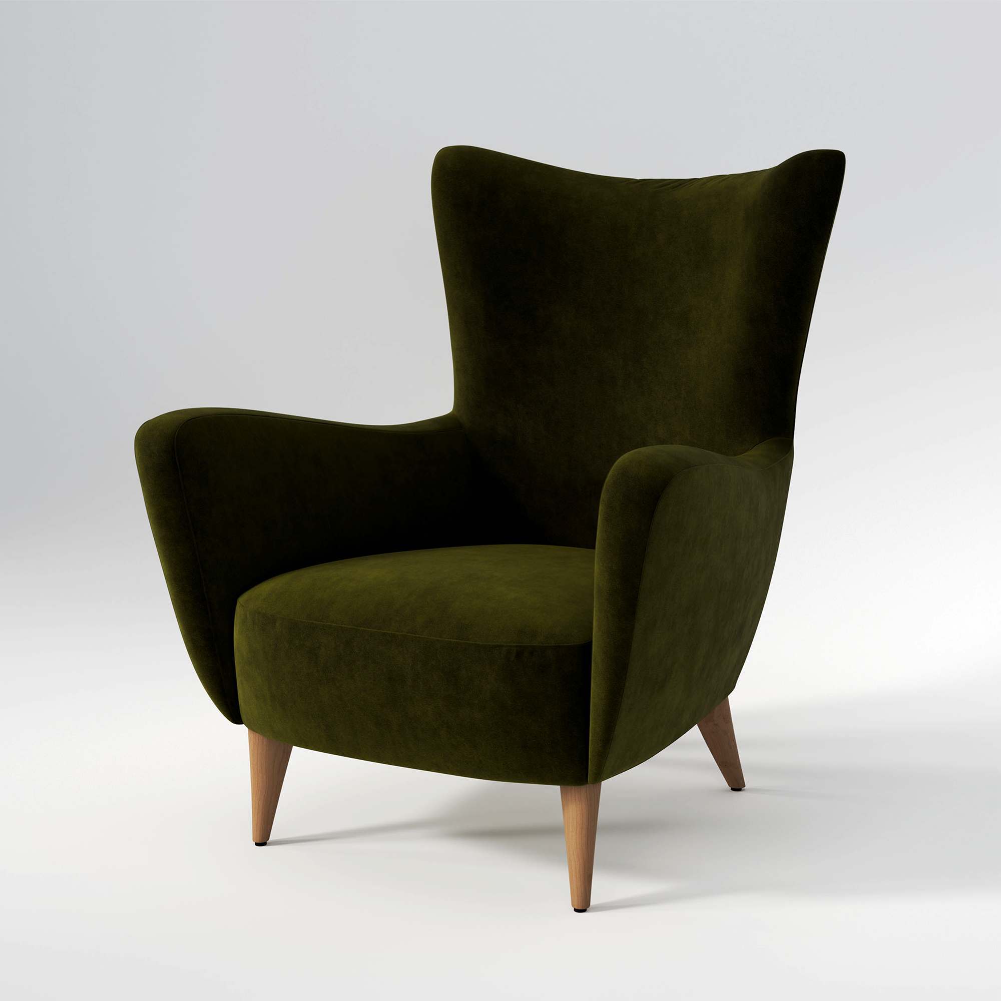 Olive Green Accent Chair Furniture Of America Athene