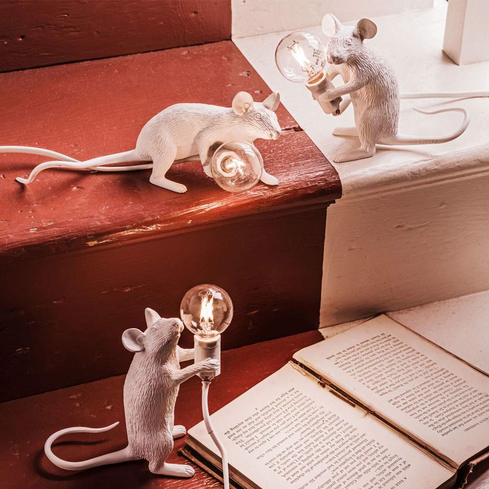 An image of White Mouse Lamps