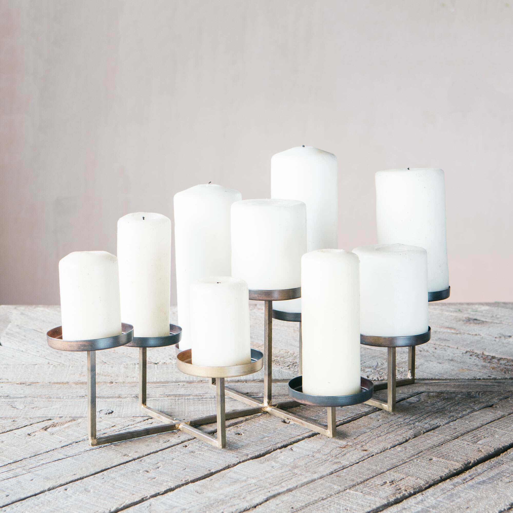 Read more about Graham and green milan circle multi pillar candle holder
