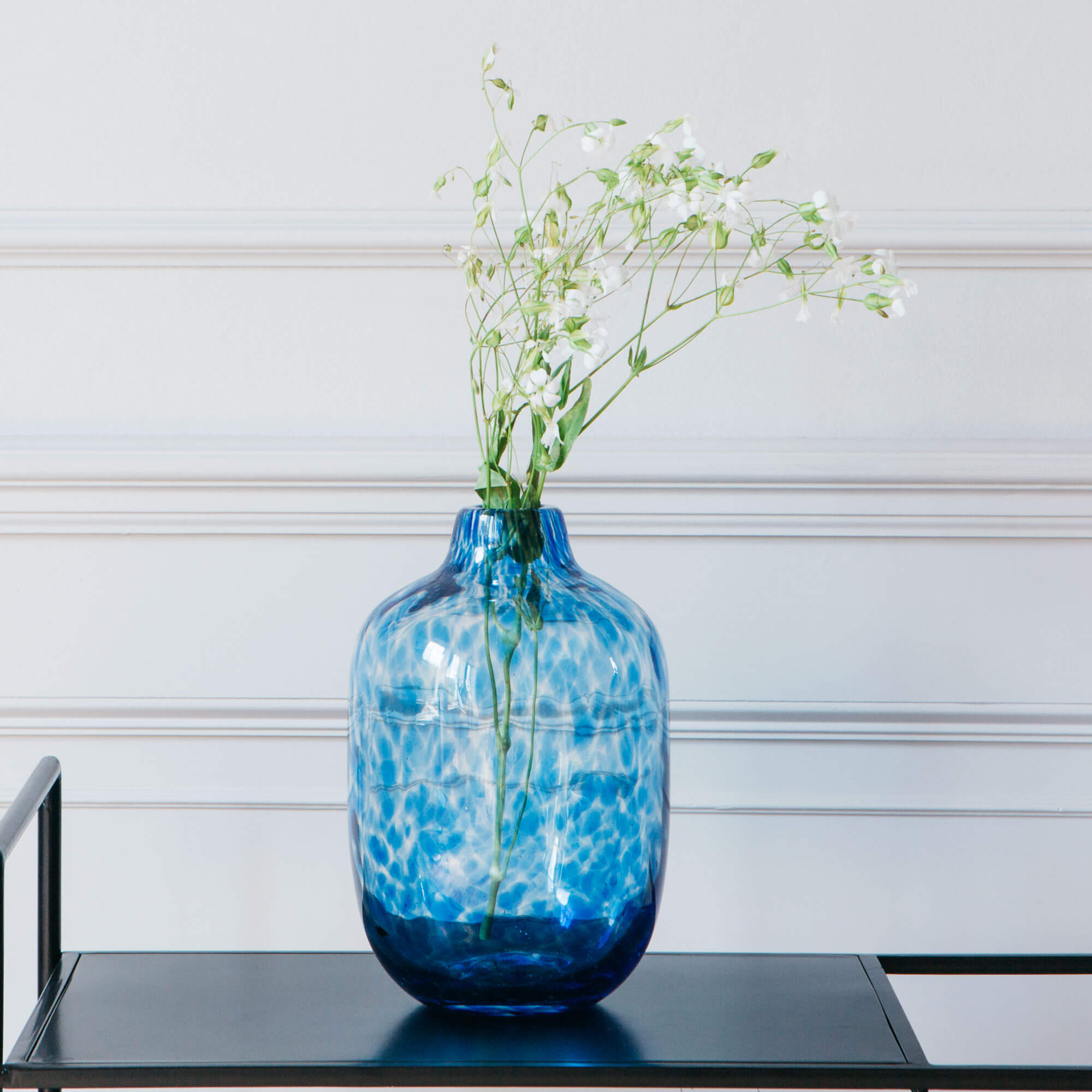 Read more about Graham and green large blue speckled vase