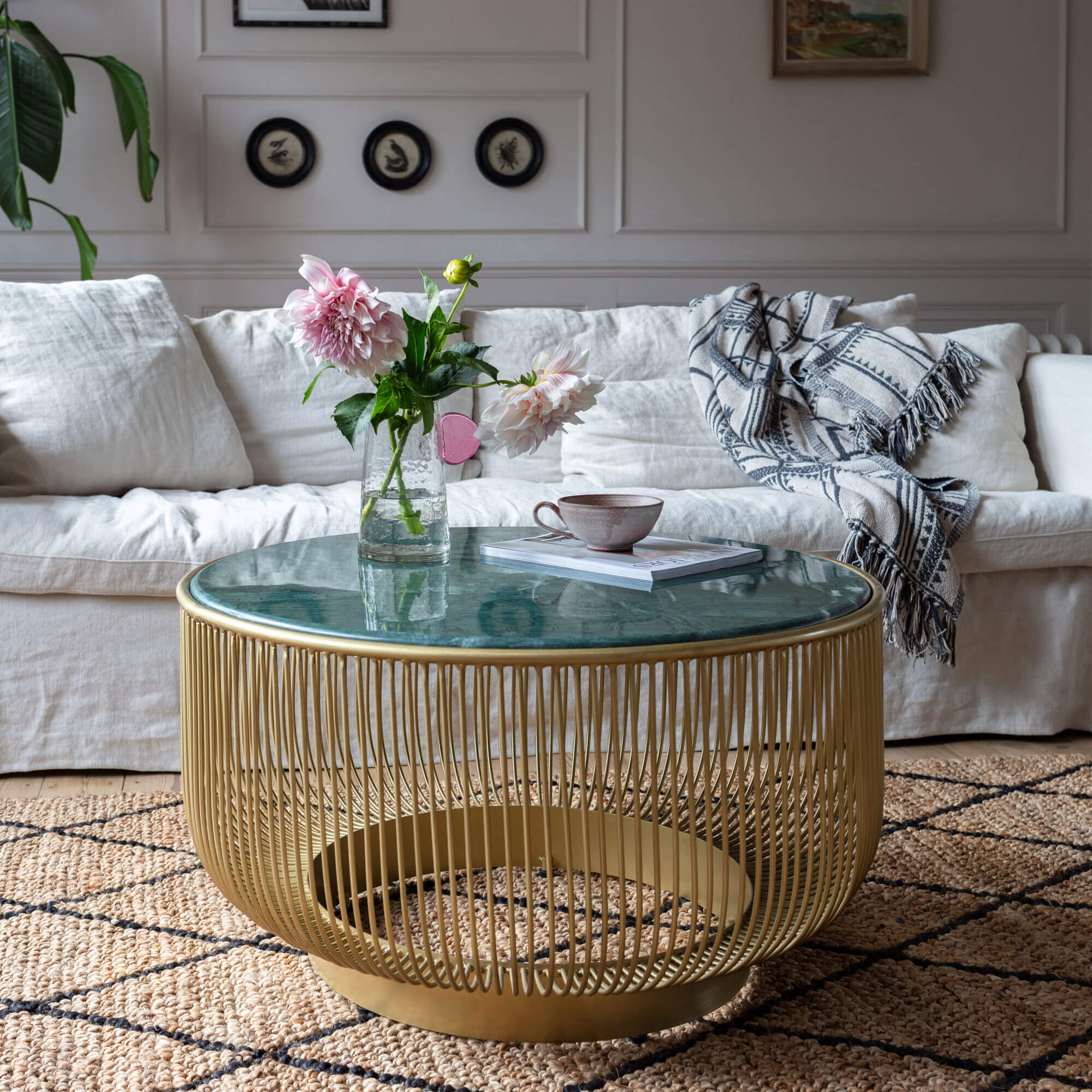 Read more about Graham and green joshua green marble coffee table