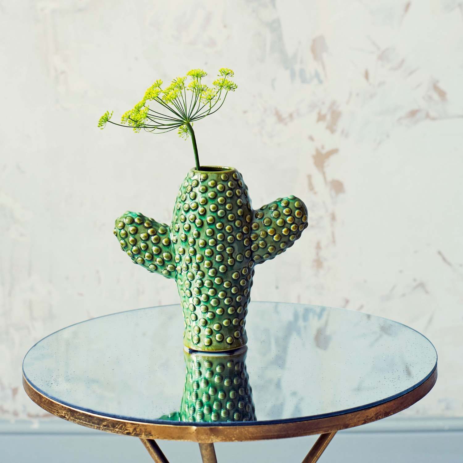 An image of Large Two Branch Cactus Vase
