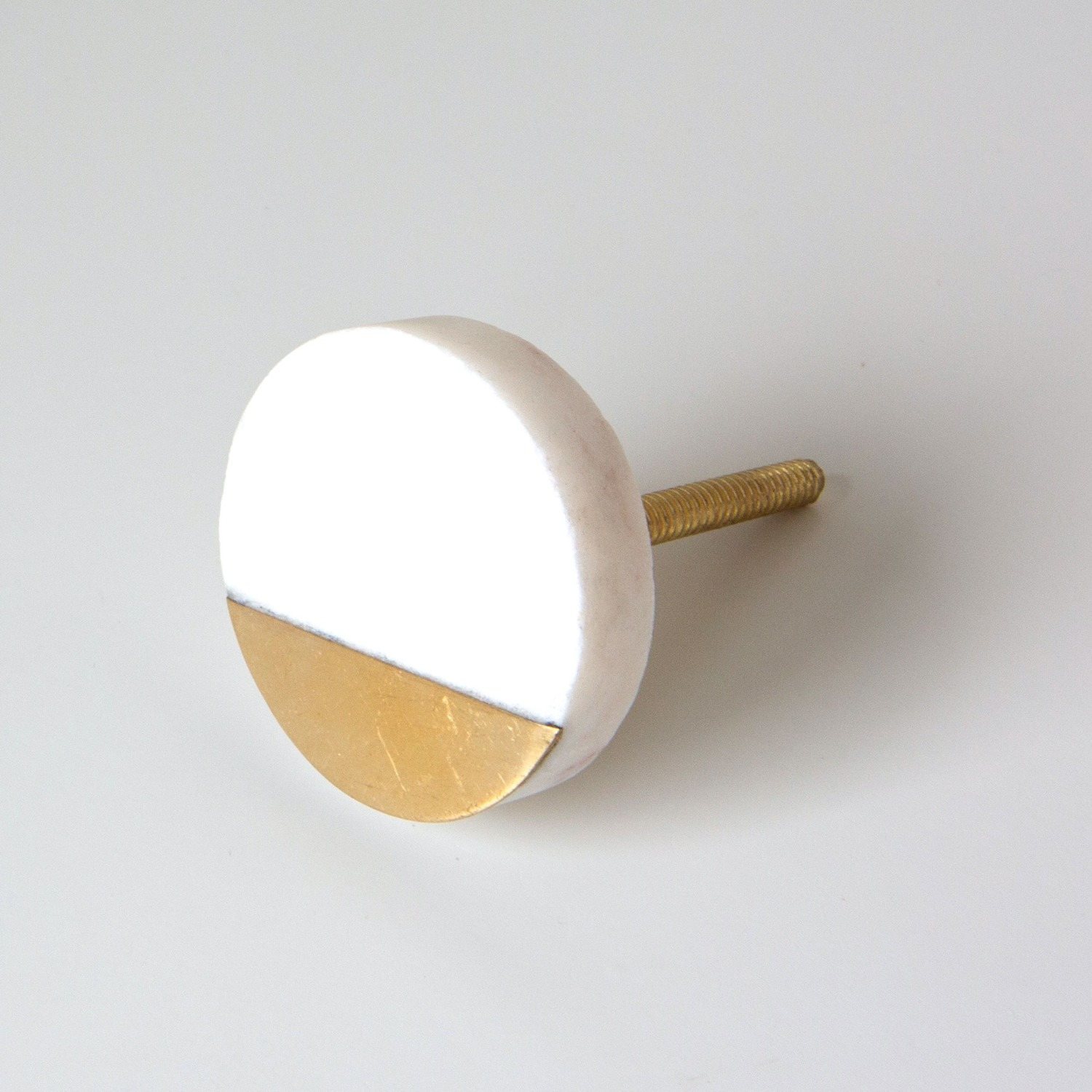 Read more about Graham and green round marble and brass drawer knob