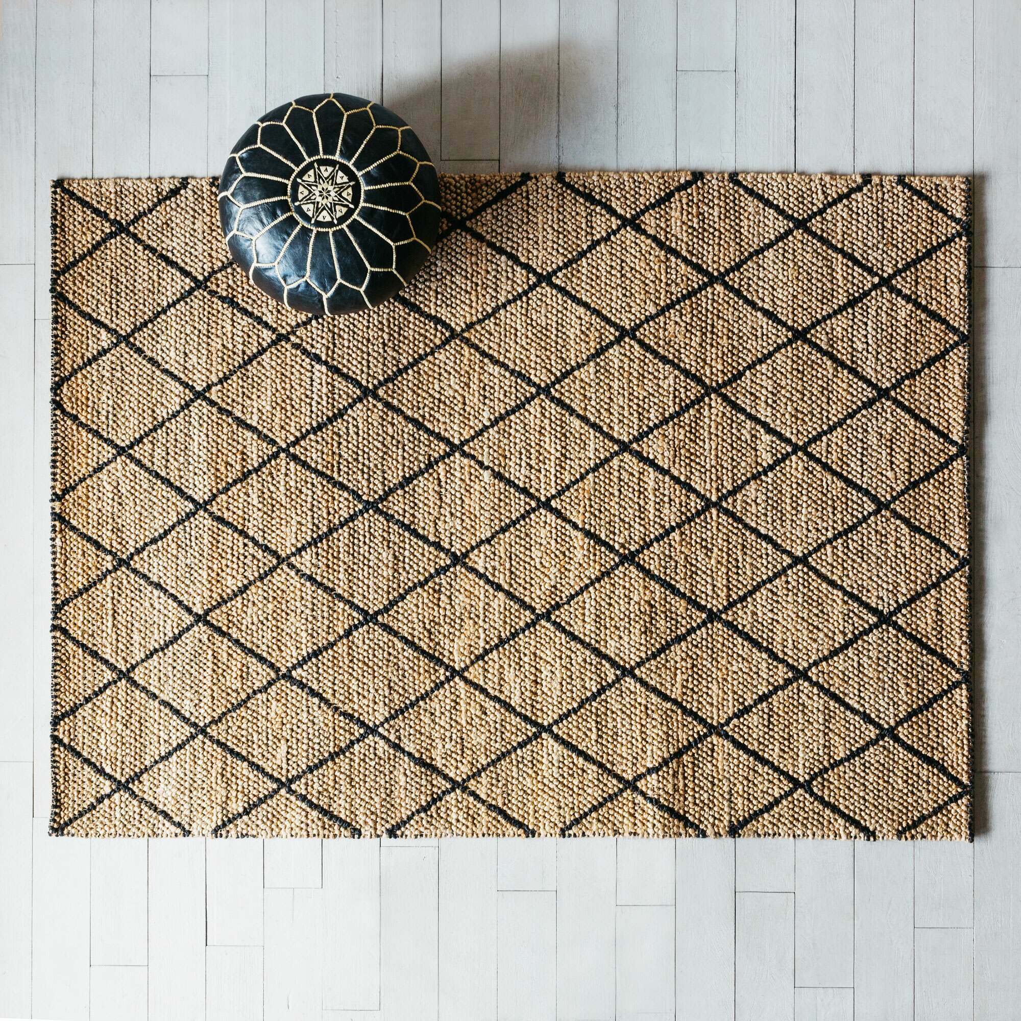 Photo of Graham and green arna small handwoven rug