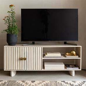 Display your home entertainment in style with our collection of carefully designed TV stands.