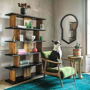 A place to show your trinkets and treasure whilst keeping them beautifully organised. Choose from our collection of open shelves and shelving units. 